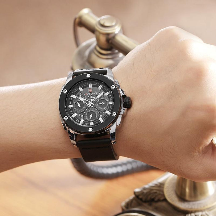 Waterproof male quartz watch NAVIFORCE 9116