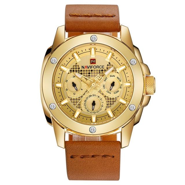 Waterproof male quartz watch NAVIFORCE 9116