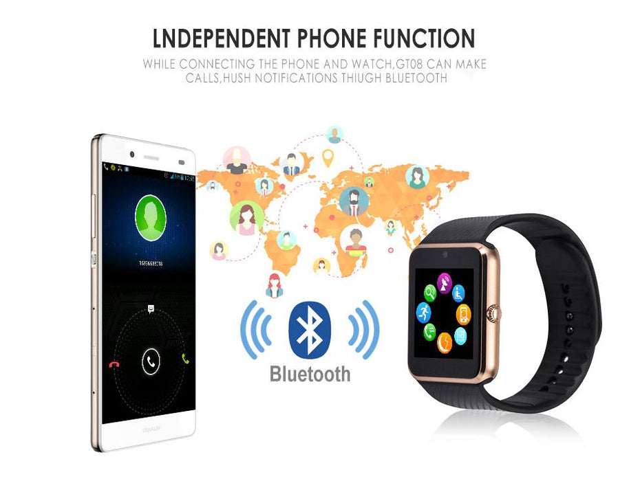 Smart watch GT08 SIM card, Bluetooth