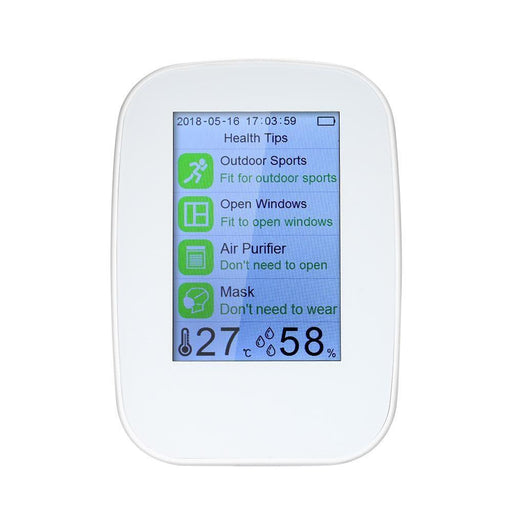Digital Analyzer air quality laser PM2.5 detector. gas tester, temperature, humidity PM2.5 / HCHO / TVOC tester CO2