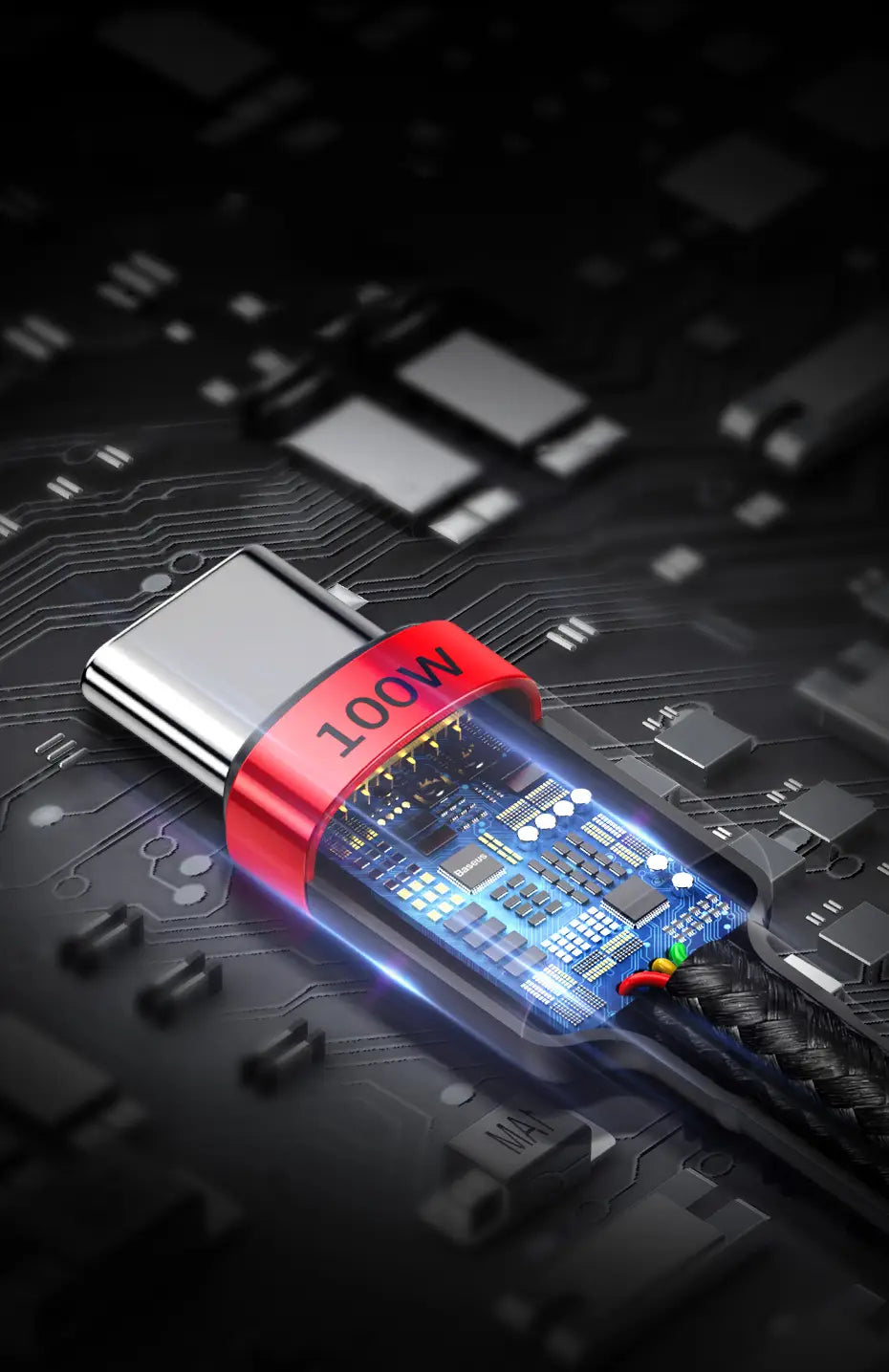 Baseus 2x HDMI 2.0 4K 60Hz Cable 3D HDR 18Gbps 2m (black)