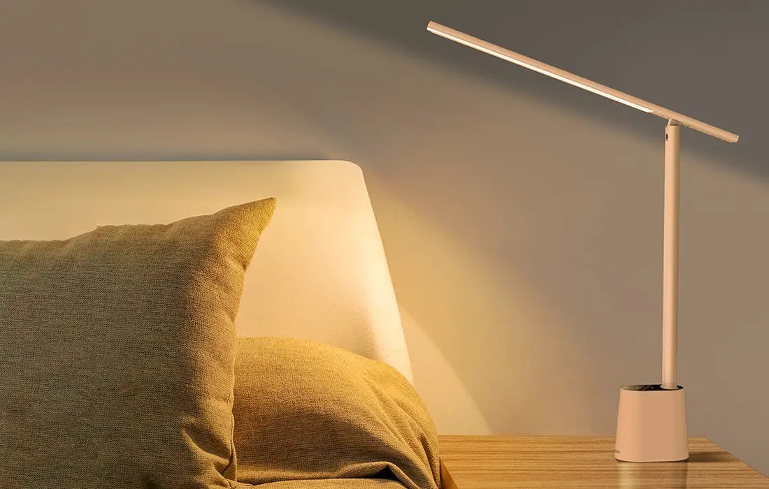 Folding desk lamp Baseus Smart Eye rechargeable (white)