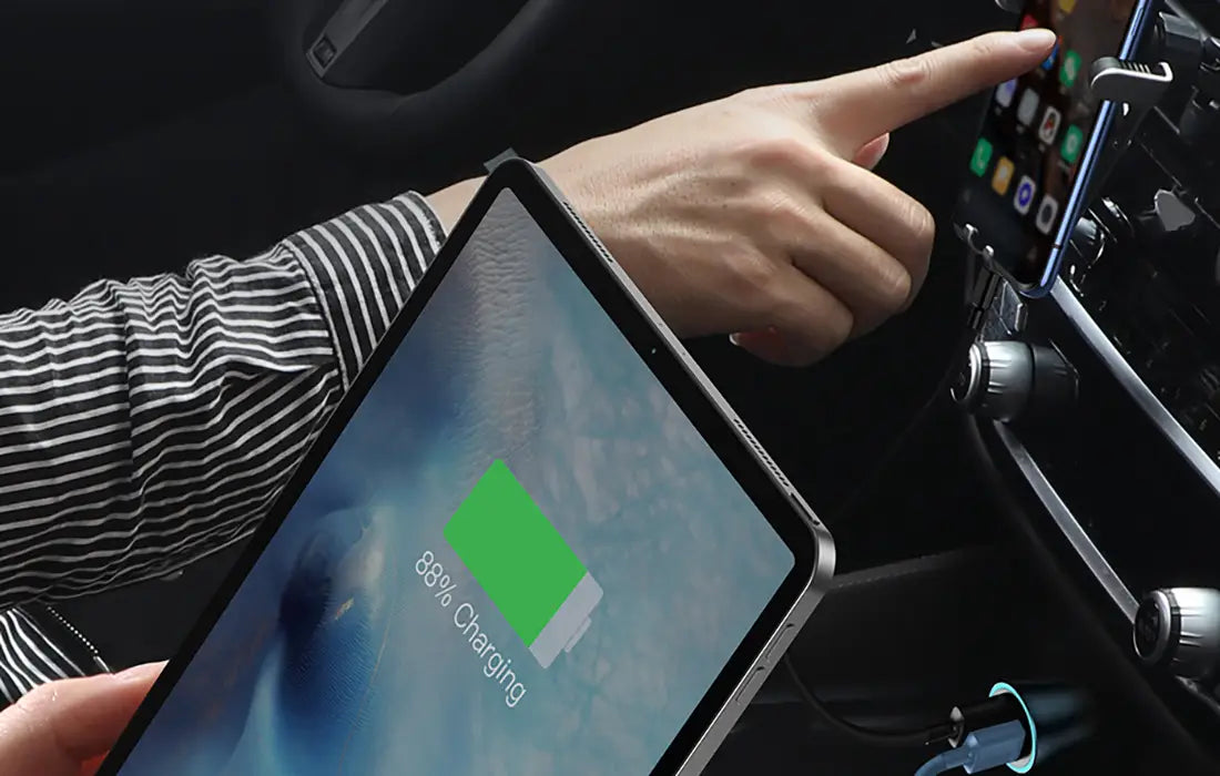 Baseus FM Transmitter T typed Bluetooth 2xUSB microSD (Black)