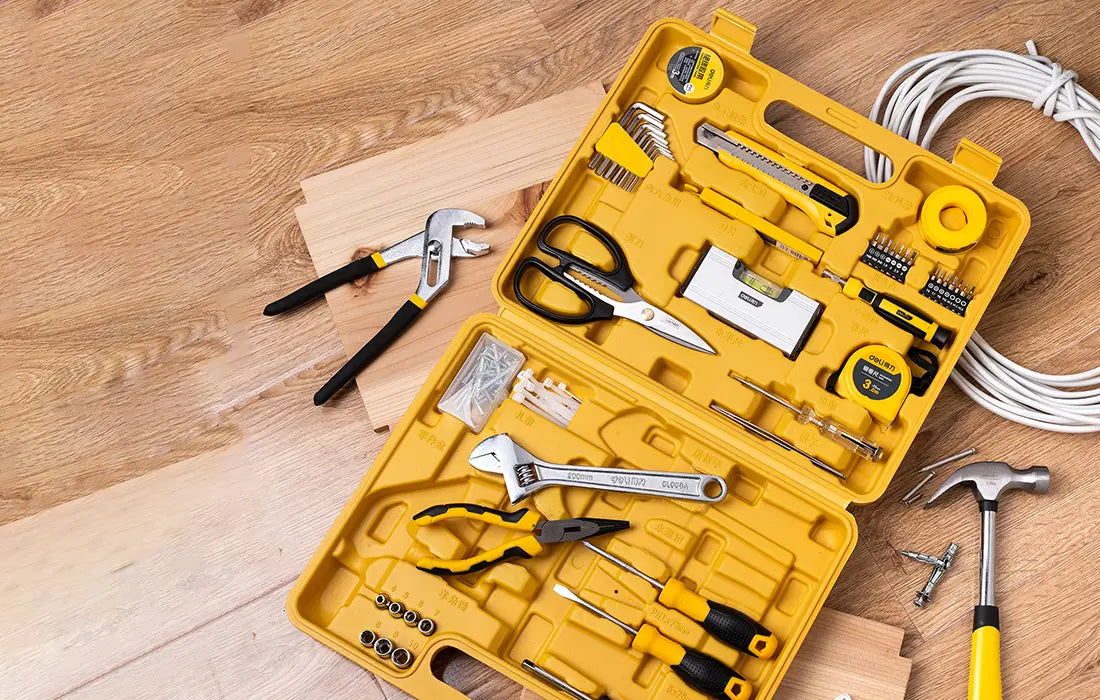 Household Tool Set 48 pcs Deli Tools EDL1048J