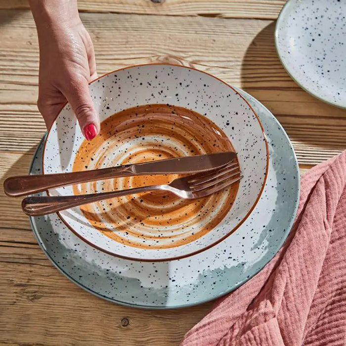 18 PIECE DINING SET MADISON SIENNA TOGNANA - Сервизи чаши и чинии<<<Домашни потреби<<<Кухня<<<Praktiker