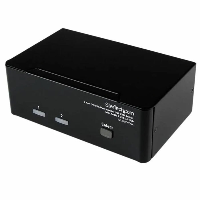 2-Port KVM Switch Startech SV231DDVDUA - Компютър Кабели и адаптери<<<Компютри| Електроника<<<BigBuy&&&Switch
