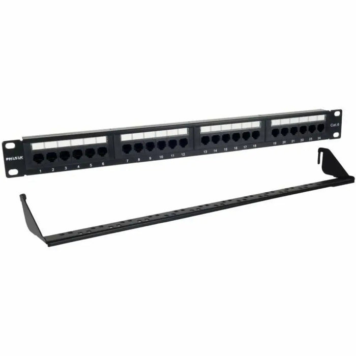 24-port UTP Category 6 Patch Panel Phasak PU 2424 - Компютър Мрежи и компоненти<<<Компютри|