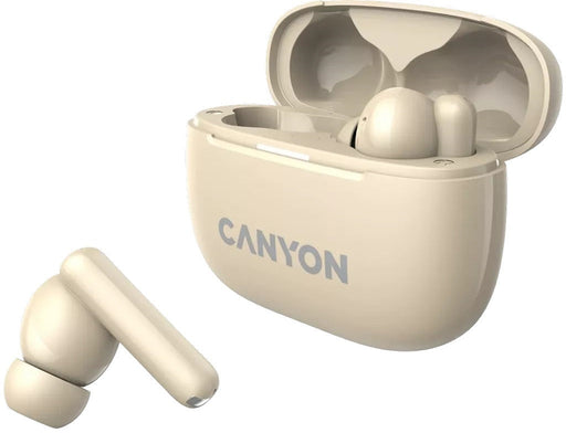 Headphones CANYON CNS-TWS10BG Beige - Аудио слушалки<<<Телевизори Аудио и видео<<<TechMart&&&Аудио слушалки<<<Телефони