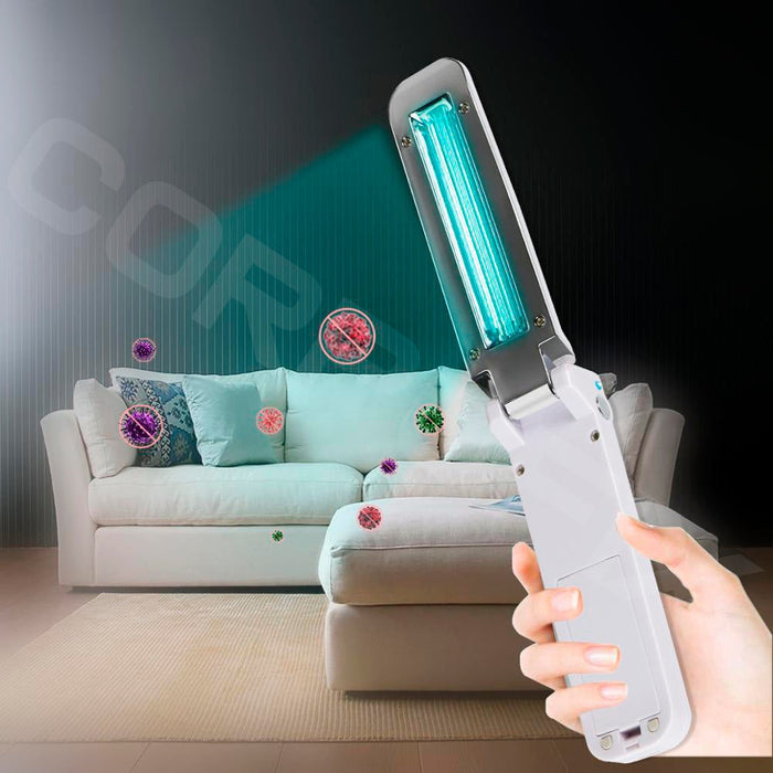 Portable folding ultraviolet germicidal UV lamp Corpofix HV8 for disinfection against bacteria and viruses - UV Lamps