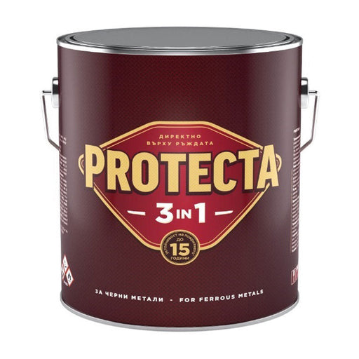 3 IN 1 ENAMEL LACQUER 2.5 L CHERRY RED COLOR PROTECTA - Алкидни и водоразтворими<<<Бои за метал и дърво<<<Бои и