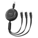 3-in-1 USB-C to USB-C / Lightning / Micro USB cable Mcdodo CA-3730 1.2m (black) - Combo Cables<<<USB cables<<<GSM