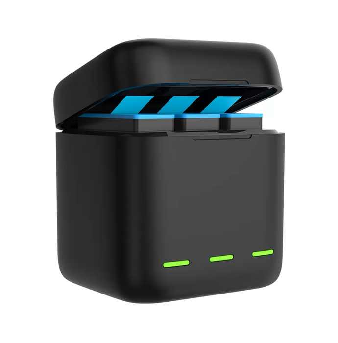 3-slot charger box Telesin for GoPro Hero 12 / Hero 11 / Hero 10 / Hero 9 - For sports cameras<<<Accessories<<<Photo