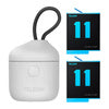3-slot waterproof charger Telesin Allin box + 2 batteries for GoPro Hero 12 / 11 / 10 / 9 - For sports