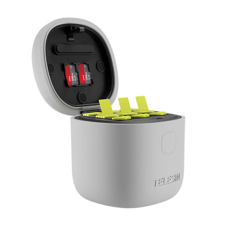 3-slot waterproof charger Telesin Allin box for GoPro Hero 9 / Hero 10 / Hero 11 / Hero 12 + 3 batteries