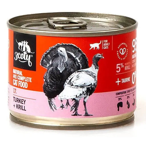 3COTY 17. Turkey and krill - wet cat food - 180g - Wet foodDLK-KAM<<<For the catDLK<<<ActionPL