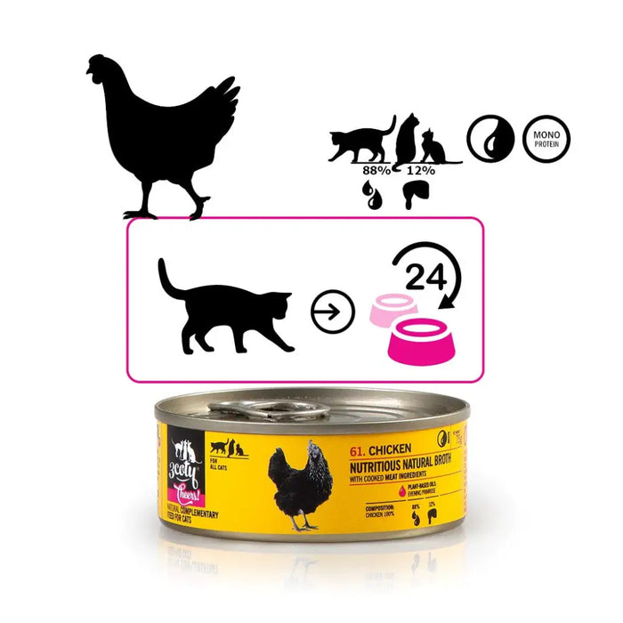3COTY Chicken Cheers! - wet cat food - 75g - Wet foodDLK-KAM<<<For the catDLK<<<ActionPL