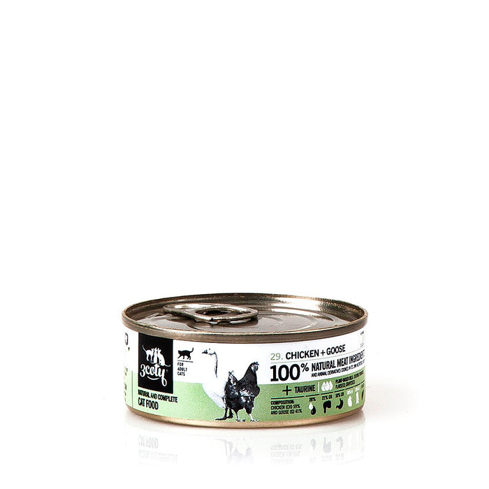3COTY Chicken with goose - wet cat food - 80g