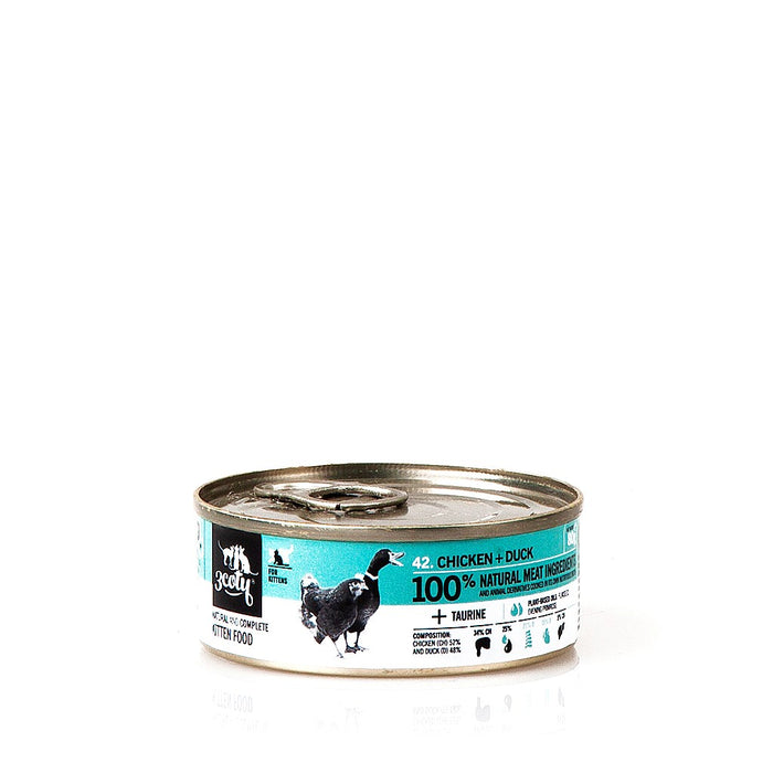 3COTY Chicken with duck For kittens - wet cat food - 80g