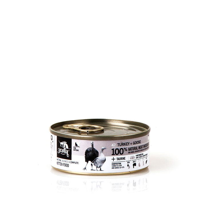 3COTY Turkey with goose For kittens - wet cat food - 80g