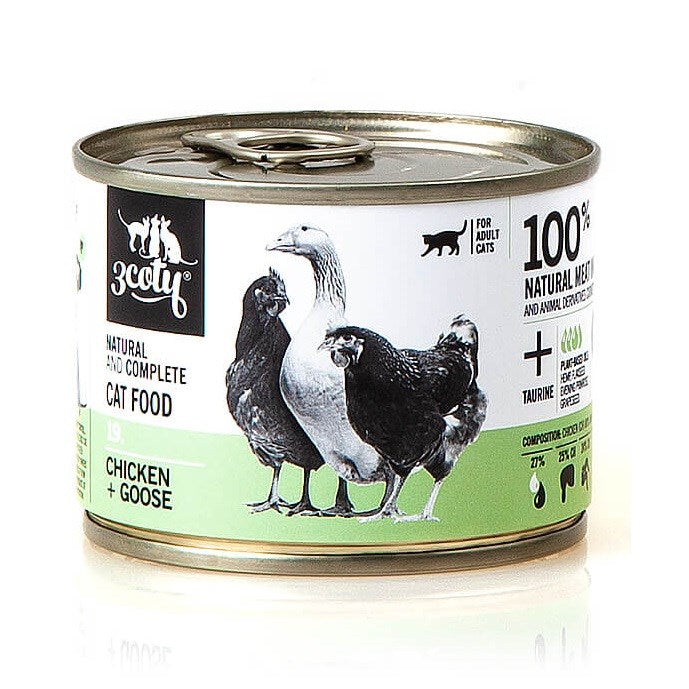 3COTY 19. Chicken and Goose - wet cat food - 180g