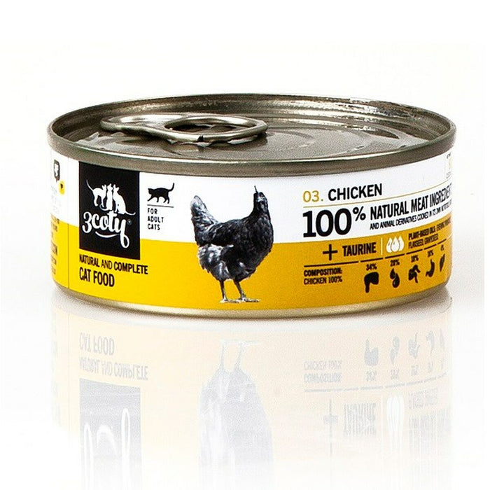 Cat food 3COTY Chicken 80 g