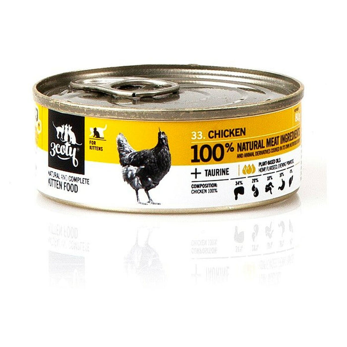 Cat food 3COTY Chicken 80 g