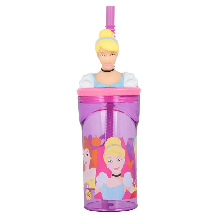 3D 360 ML PRINCESS MAXHOME BOTTLE WITH STRAW - Кани гарафи и бутилки<<<Домашни потреби<<<Кухня<<<Praktiker