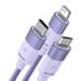3in1 USB cable Baseus StarSpeed Series USB-C + Micro + Lightning 3,5A 1.2m (Purple) - Combo Cables<<<USB cables<<<GSM