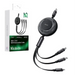 3in1 USB to USB-C / Lightning / Micro USB Cable Mcdodo CA-5220 1.2m (Black) - Combo Cables<<<USB cables<<<GSM