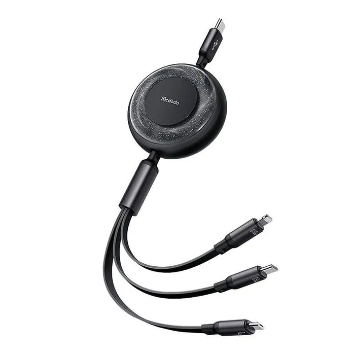 3in1 USB to USB-C / Lightning / Micro USB Cable Mcdodo CA-5220 1.2m (Black) - Combo Cables<<<USB cables<<<GSM