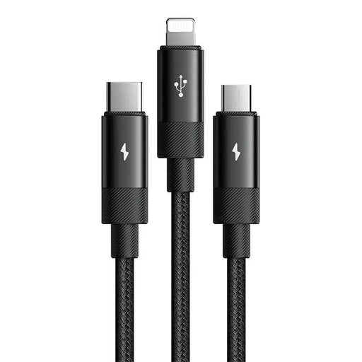 3in1 USB to USB-C / Lightning / Micro USB Cable Mcdodo CA-5790 3.5A 1.2m (black) - Combo Cables<<<USB cables<<<GSM