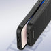 3in1 Wallet Case with Stand for iPhone 14 Pro MagSafe RFID Blocker Dux Ducis Rafi Mag - Black - Cell phone cases