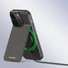 3in1 Wallet Case with Stand for iPhone 14 Pro MagSafe RFID Blocker Dux Ducis Rafi Mag - Black - Cell phone cases