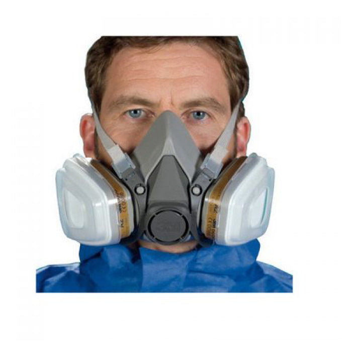 HALF MASK - SET WITH FILTERS, SIZE L 3M 6312