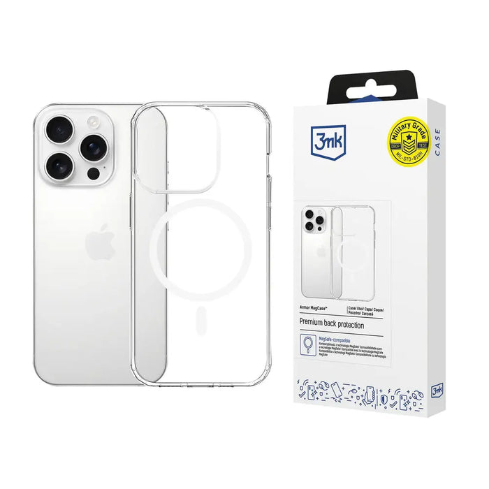 3mk Armor MagCase for iPhone 15 Pro - Transparent - *Kategoria tymczasowa<<<HurtelXML