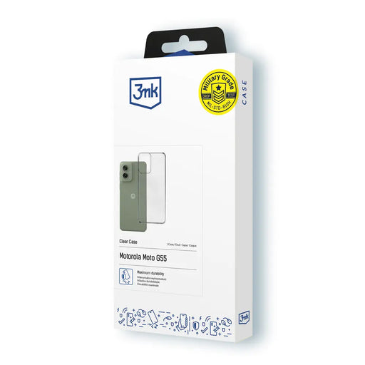 3mk Clear Case for Motorola Moto G55 5G - transparent - *Kategoria tymczasowa<<<HurtelXML