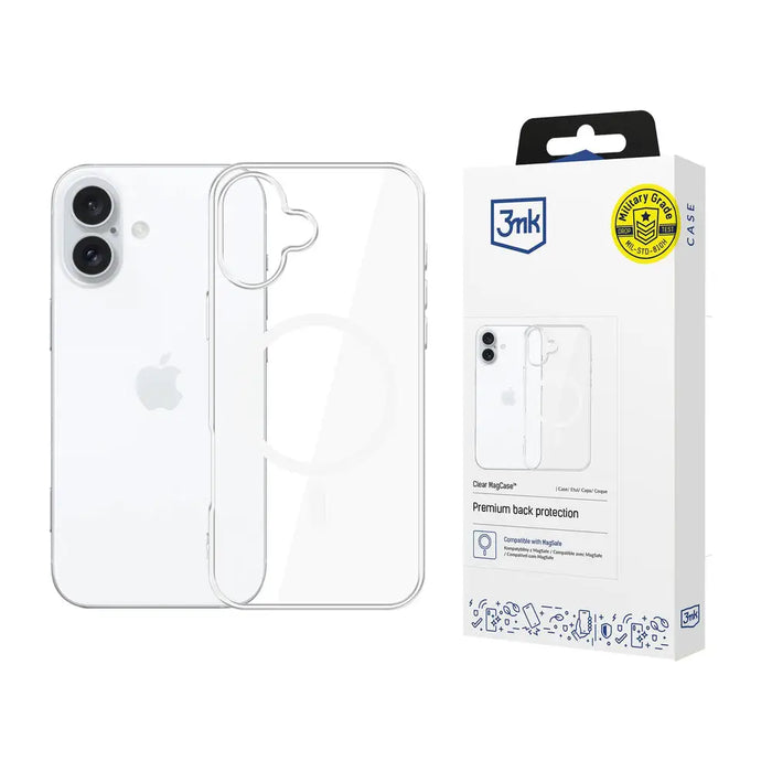 3mk Clear MagCase for Apple iPhone 16 Plus - transparent - *Kategoria tymczasowa<<<HurtelXML