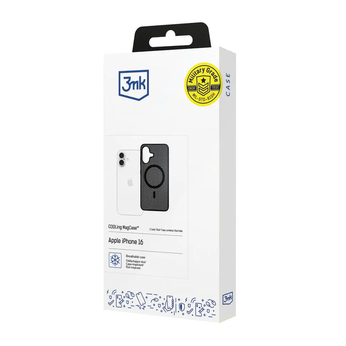 3mk COOLing MagCase for Apple iPhone 16 - black - *Kategoria tymczasowa<<<HurtelXML