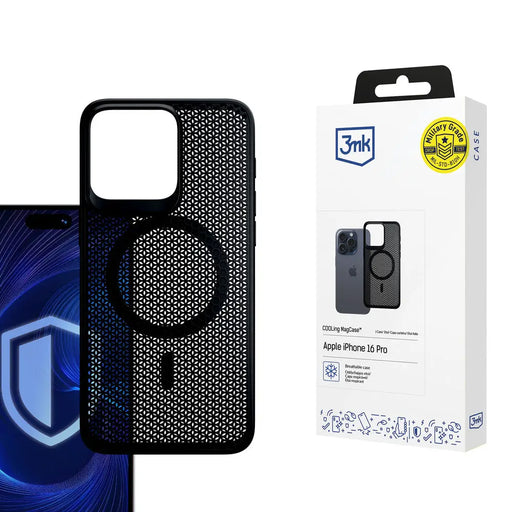 3mk COOLing MagCase for Apple iPhone 16 Pro - Black - *Kategoria tymczasowa<<<HurtelXML
