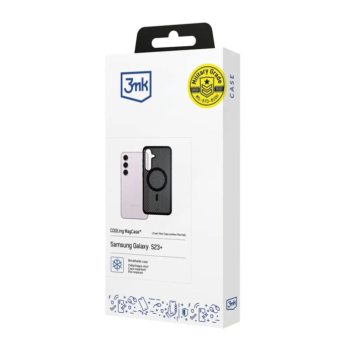 3mk COOLing MagCase for Samsung Galaxy S23+ - black - *Kategoria tymczasowa<<<HurtelXML