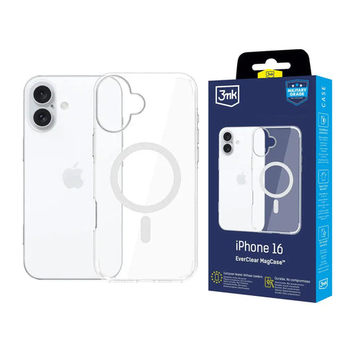 3mk EverClear MagCase for Apple iPhone 16 - transparent - *Kategoria tymczasowa<<<HurtelXML