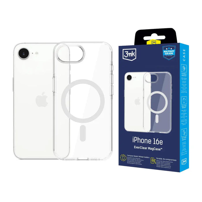 3mk EverClear MagCase for Apple iPhone 16E - transparent - *Kategoria tymczasowa<<<HurtelXML