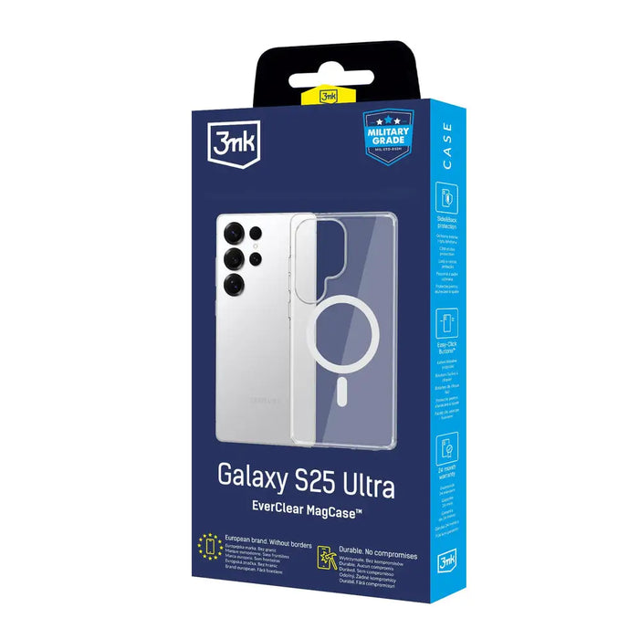 3mk EverClear MagCase for Samsung Galaxy S25 Ultra - transparent - *Kategoria tymczasowa<<<HurtelXML