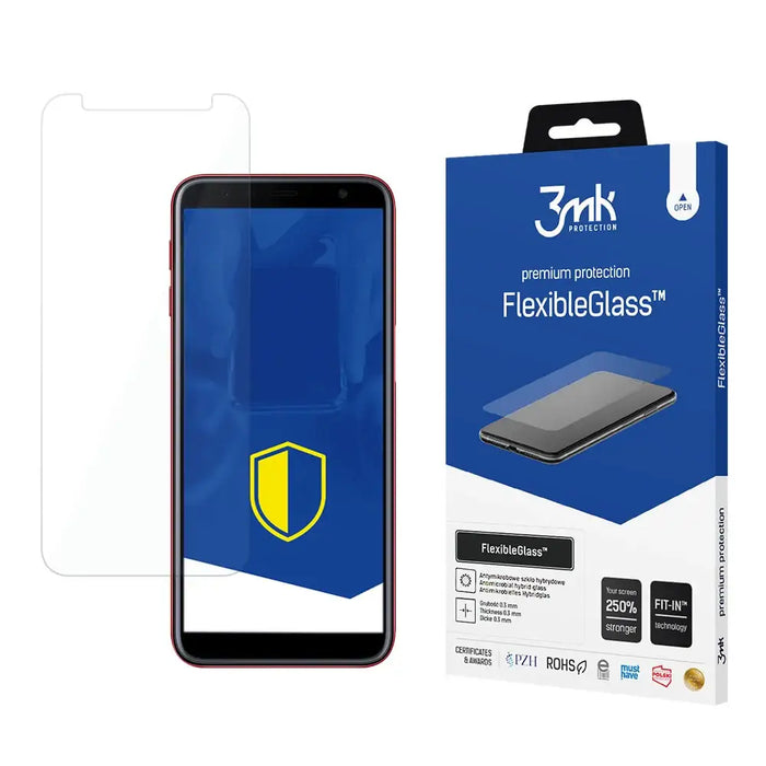 3mk FlexibleGlass™ hybrid glass for Samsung Galaxy J6 Plus - Cell phone tempered glass<<<HurtelXML
