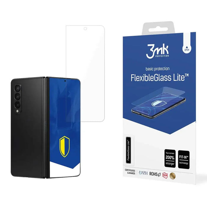3mk FlexibleGlass Lite™ hybrid glass on Samsung Galaxy Z Fold 5 (front) - Cell phone tempered glass<<<HurtelXML