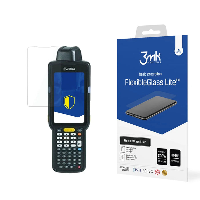 3mk FlexibleGlass Lite™ hybrid glass on Zebra MC330M - Cell phone tempered glass<<<HurtelXML