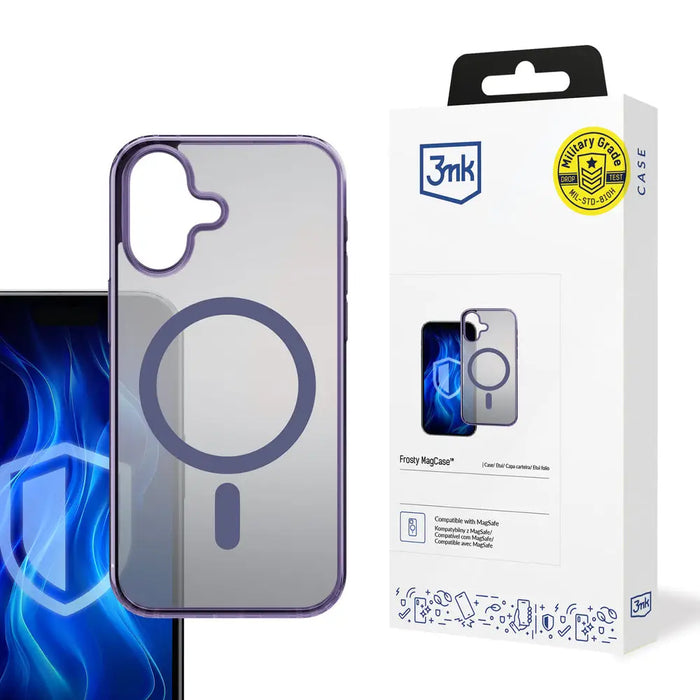 3mk Frosty MagCase Purple Case for Apple iPhone 16 Plus - purple - *Kategoria tymczasowa<<<HurtelXML