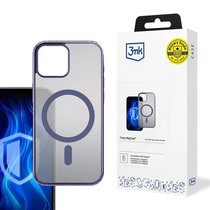 3mk Frosty MagCase purple for Apple iPhone 15 Plus - purple - *Kategoria tymczasowa<<<HurtelXML