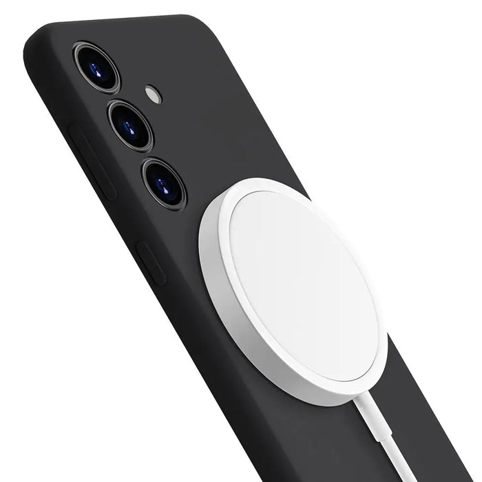 3mk Hardy Android Silicone MagCase for Samsung Galaxy S24+ - Black - *Kategoria tymczasowa<<<HurtelXML