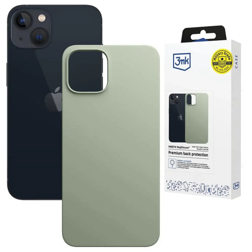 3mk Hardy MagSilicone Case for Apple iPhone 15 Plus - Green - Cell phone cases and covers<<<HurtelXML
